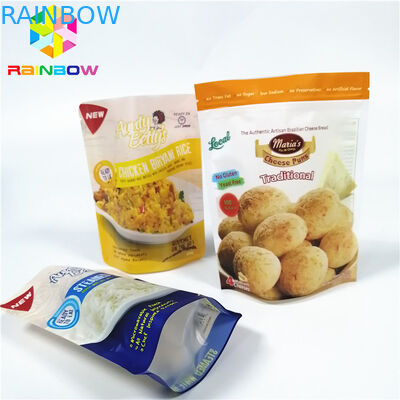 Sos Buharda Plastik Torbalar Ambalaj Kaynatma Pişirme Vakumlu Depolama Fermuar Kilidi