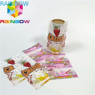 Özel Baskı Shrink Sleeve Etiketleri Plastik PET / PVC Malzeme Parlak Laminasyon Yüzey