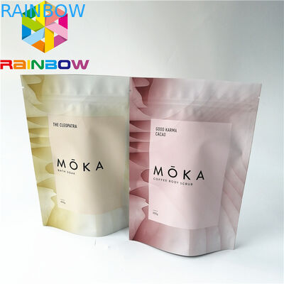 Deniz Tuzu Ambalaj Stand Up Fermuar Çanta Çantaları, Stand Up Kahve Çantası 9 Renk