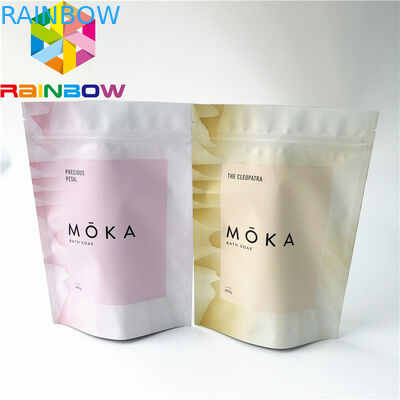 Deniz Tuzu Ambalaj Stand Up Fermuar Çanta Çantaları, Stand Up Kahve Çantası 9 Renk