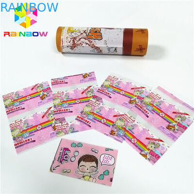 Pembe Yapıştırıcı Stickersshrink Wrap Kollu PVC Malzeme Özel Şişe Kutusu İçin Basılmış