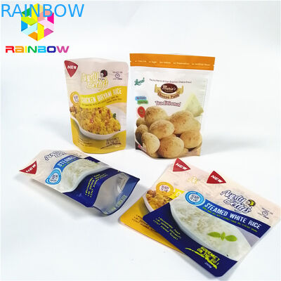 Isıya Dayanıklı Pişirme Kızartma Plastik Torbalar Ambalaj Lamine Özel Logo Baskılı