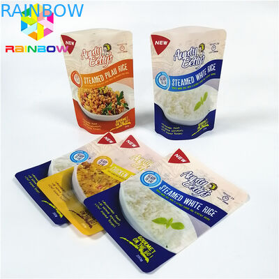 Fleixble Pişirme Çantası Stand Up Kılıfı Ambalaj Vakum Sealer Özel Boyut