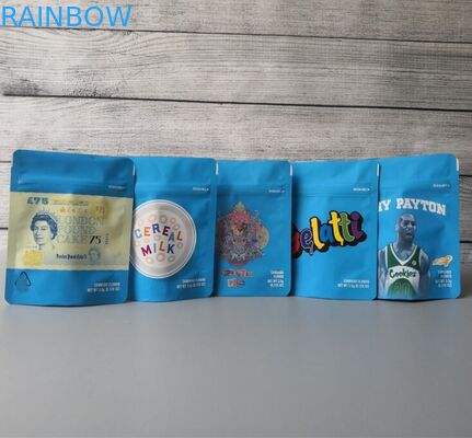 3.5 Gram Çerezler Bitkisel Tütsü Ambalaj Koku Geçirmez Stand Up Fermuar Ot Çantalar
