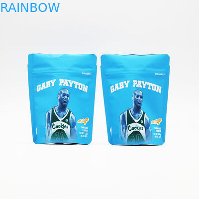 Özel Çanta Bitkisel Tütsü Ambalajı, Mylar Kurabiye Fermuarlı Kese Stand Up