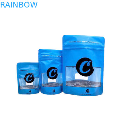 SGS Sertifikalı Bitkisel Tütsü Ambalaj Koku Geçirmez Yenilebilir Mylar Çanta UV Baskı