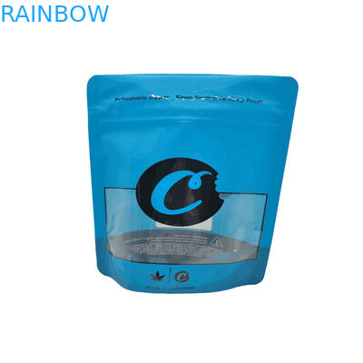 Özel Şirket Logo ile Biyobozunur Çerezler California Mylar Bitkisel Tütsü Ambalaj