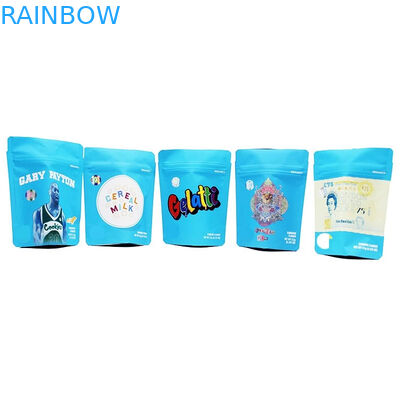 CBD Runtz Çerezleri Açılıp Kapanabilir Kilitli Ambalaj Mylar Kılıfı Çanta MOPP / VMPET / PE Malzeme