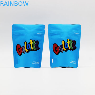 CBD Runtz Çerezleri Açılıp Kapanabilir Kilitli Ambalaj Mylar Kılıfı Çanta MOPP / VMPET / PE Malzeme