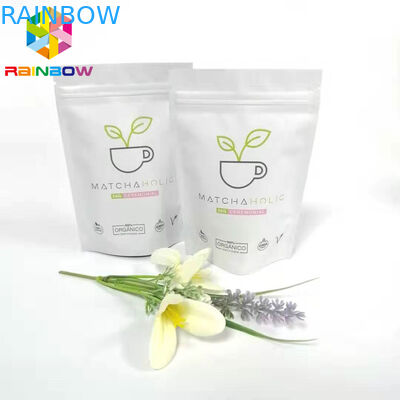 Sabah Çay Poşetleri Paketleme, Parlak Özelleştirilmiş Stand Up Torbalar FDA Belgeli