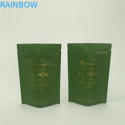 Stand Up Doypack Alüminyum Folyo Kilitli Ambalaj Torbaları 8oz 16oz Vücut Ovma Paketlemesi