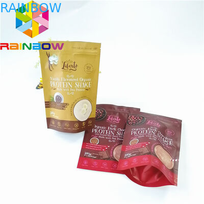 Mylar Stand Up Fermuar Çanta Çanta Tatlı Çay Kahve Paketleme Koku Korumalı Geri Dönüşümlü