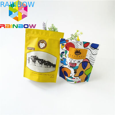 Sığır Sarsıntısı İçin Özel Baskılı Alüminyum Folyo Gıda Ambalaj Çantası Lamine Zip Kilidi