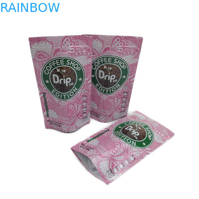 Damla Kahve Ambalaj Özel Baskılı Fermuar Stand Up Kılıfı Koku Korumalı Çevre Dostu