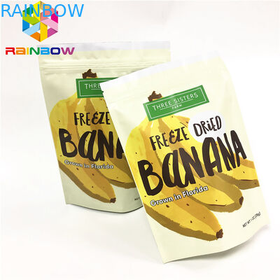 Düşük Adedi Dijital Baskılı Stand Up Kılıfı Fermuar Çanta Yapımı Craft Gıda Ambalaj İpli