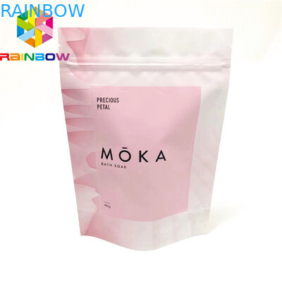 Matt Finish Cbd Banyo Tuzu Plastik Torbalar Ambalaj Alüminyum Folyo Gıda İçin Yeniden Kapatılabilir