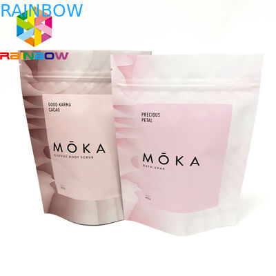 Matt Finish Cbd Banyo Tuzu Plastik Torbalar Ambalaj Alüminyum Folyo Gıda İçin Yeniden Kapatılabilir