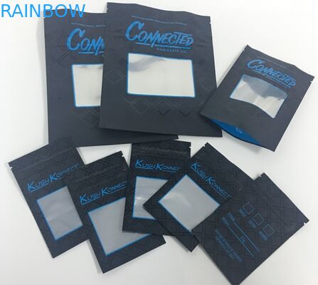 Dijital Baskı Hava Geçirmez Zip Kilit Çanta Alüminyum Folyo CBD Sakızlı Küçük Torbalar