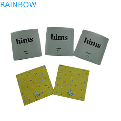 3 Yan Isı Mühür Plastik Torbalar Ambalaj Mini Kılıfı Kirpik Çanta Paket Özelleştirilmiş