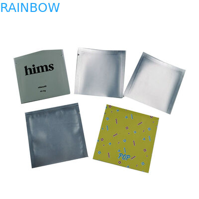 3 Yan Isı Mühür Plastik Torbalar Ambalaj Mini Kılıfı Kirpik Çanta Paket Özelleştirilmiş