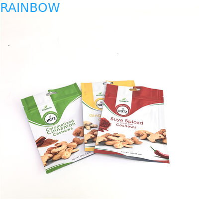 Gıda Ambalajları İçin Biyobozunur Stand Up Fermuar Torbaları Özel Gravür Baskı