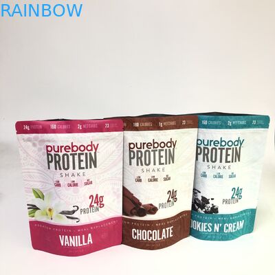 Gıda Ambalajları İçin Biyobozunur Stand Up Fermuar Torbaları Özel Gravür Baskı