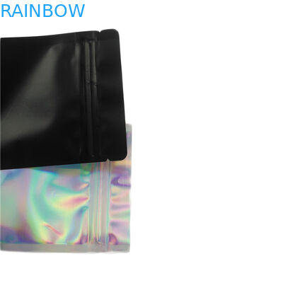 Mat Yüzey Plastik Torbalar Ambalaj Alüminyum Folyo Küçük Fermuarlı Çanta