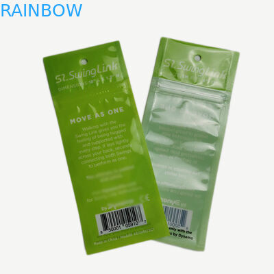 Üç Taraf Mühürlü Tansparent Ön Çanta Sağlık Gıda Sarıcı Fermuar Üst Özelleştirilmiş