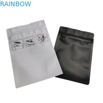 Yeniden kapatılabilir plastik torbalar ambalaj küçük Lipgloss çanta kozmetik için özel baskılı kilitli