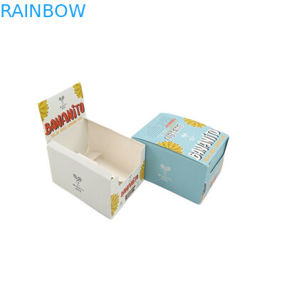 Geri Dönüşümlü Kağıt Kutu Ambalaj Renkli Baskı Gıda Depolama Özel Logo