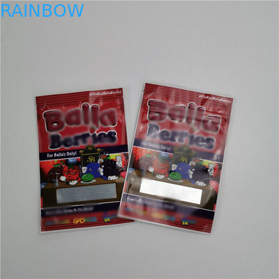 Fermuarlı Çanta Plastik Torbalar Ambalaj Kenevir CBD Çerezler Şeker Ayı Gummies Ambalaj