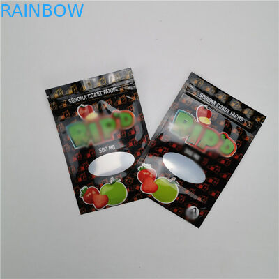 Küçük Torba Plastik Torbalar Ambalaj% 100 Organik Endüstriyel Kenevir CBD Sakızlı Ambalaj