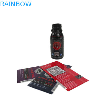 Parlak Laminasyon Shrink Sleeve Etiketleri Pet / Pvc Plastik Şişe Kupası Toksik Olmayan