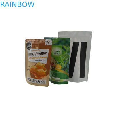 Dayanıklı Kilitli Mylar Çanta Alüminyum Folyo Lamine Fıstık Takviyesi Toz Ambalaj