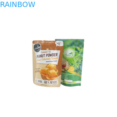 Dayanıklı Kilitli Mylar Çanta Alüminyum Folyo Lamine Fıstık Takviyesi Toz Ambalaj