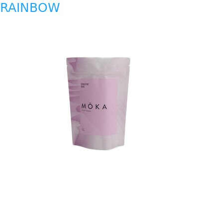 Biyobozunur Kahve Çay Folyo Ambalaj Poşetleri Plastik Malzeme Kilitli Özel Logo