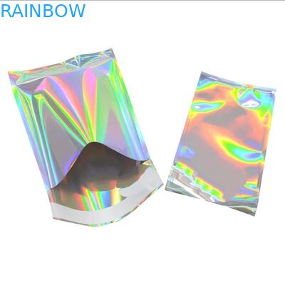 Kilitli Üç Taraflı Mühür Snack Gıda Ambalaj Torbaları Laminasyon Plastik Malzeme