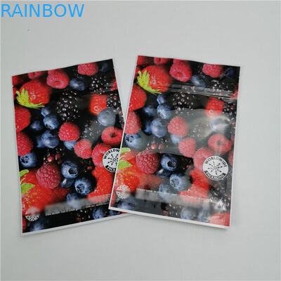 Gummies Ambalaj için Altın Mat Renkli Plastik Fermuar Kılıfı Çocuk Dayanıklı Çantalar