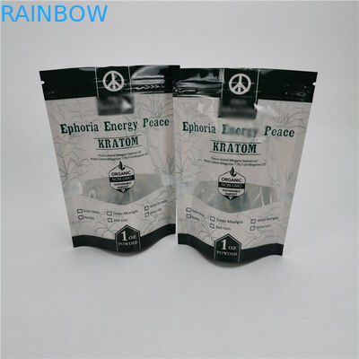 Çevre Dostu Plastik Torbalar Ambalaj Koku Geçirmez Zip Kilit CBD Yağ Ot Kenevir Çanta