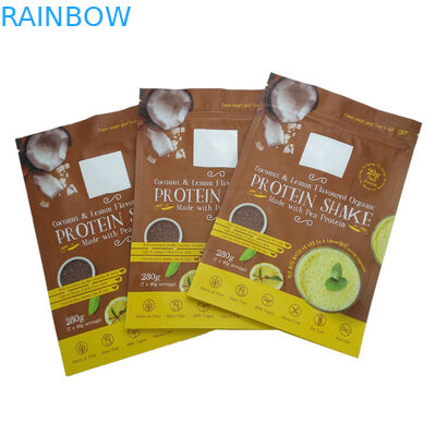 Toz Ambalaj için Alüminyum Folyo Fermuar Kılıfı Çanta