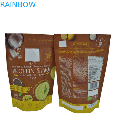 Toz Ambalaj için Alüminyum Folyo Fermuar Kılıfı Çanta