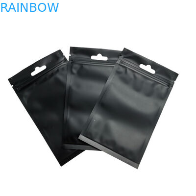 Mat Finish Fermuar Folyo Kozmetik Pacakging Kılıfı