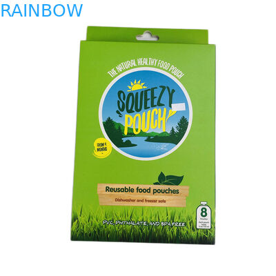 Perakende Teşhir Geri Dönüşümlü Askı Deliği Karton Ambalaj Kutusu