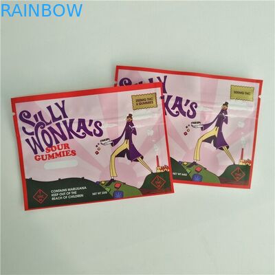 Gravür Baskı Düz ​​3.5g Çocuk Korumalı Kilitli Torba