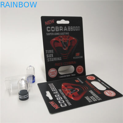 Mat / Parlak Yüzey PP Plastik Blister Kart Kutusu