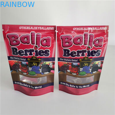 CBD Ot Stand Up Gravür Baskı Plastik Torbalar Ambalaj