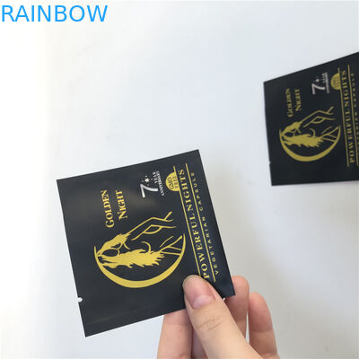 Mylar Bitkisel Sakızlı Folyo Plastik Torbalar Ambalaj