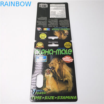 CMYK Renk Özelleştirilmiş Plastik Hap Kağıt Ambalaj Kartı