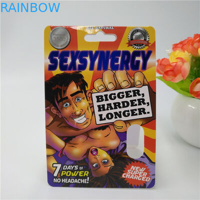 CMYK Renk Özelleştirilmiş Plastik Hap Kağıt Ambalaj Kartı