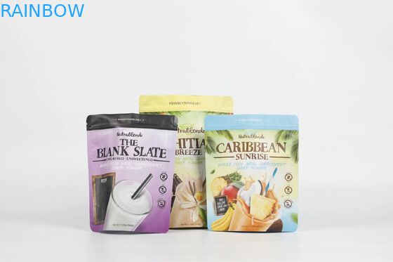 Muz Cips Fermuar VMPET Plastik Torbalar Ambalaj